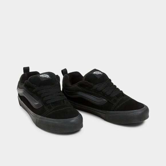 Vans Knu Skool Shoe Lifestyle Retro Chunky Suede Black/Black VN0009QCBKA Mens 10 - Picture 12 of 14